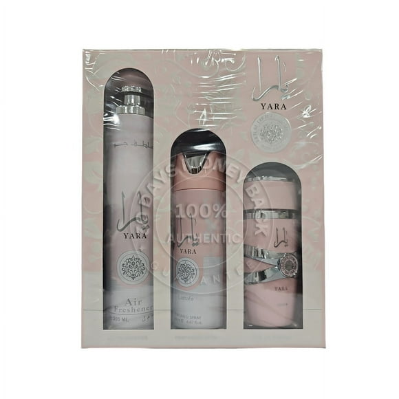 Lattafa Yara Eau de Parfum Coffret Cadeau 3 Pcs pour Femmes