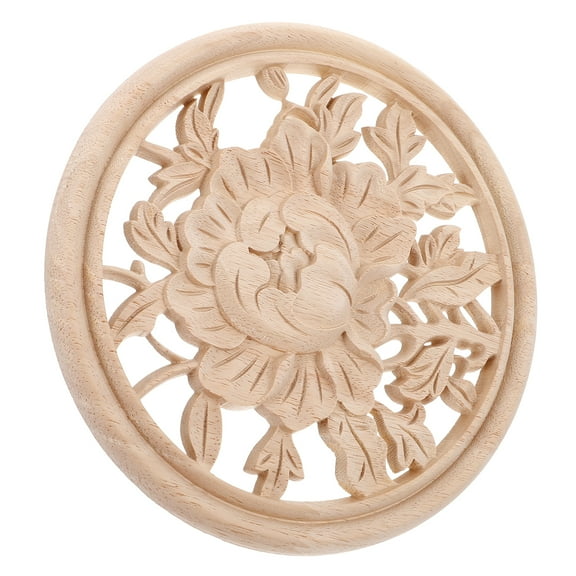 Wood Carved Applique Corner Wood Appliques Onlays Diy Plastic Decorative Wood Corner Appliques For Unpainted Furniture Door Cabinet