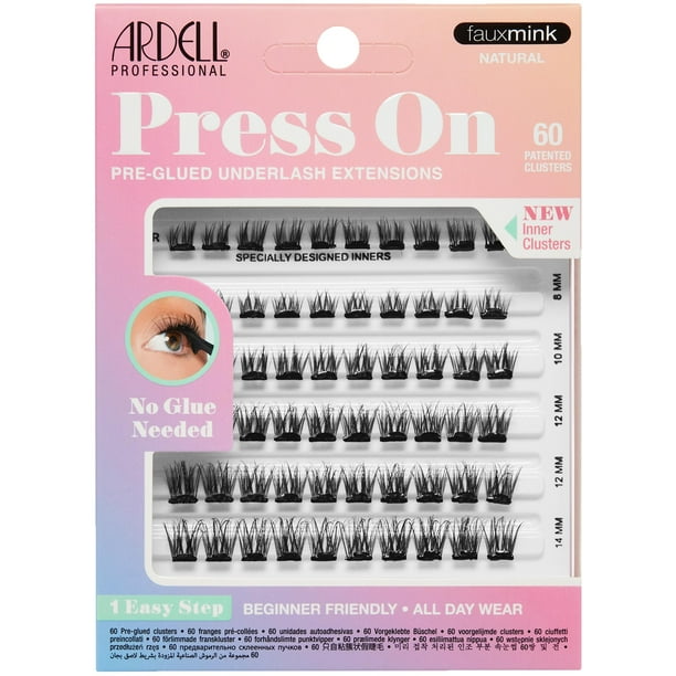 Pestañas postizas Ardell Press On Fauxmink Natural 60 racimos