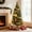 5FT, variant on Small Artificial Spruce Tree with Base - 7-Fork Tips for Holiday Home Party Decorations