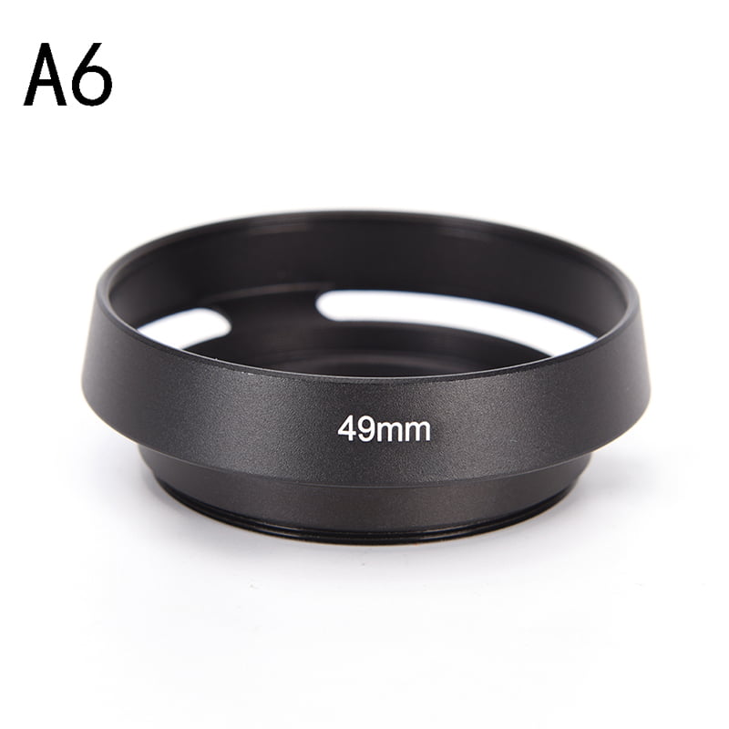 40.5mm Black Metal Normal Angle Screw in Lens Hood 40.5mm Thread UK SELLER 