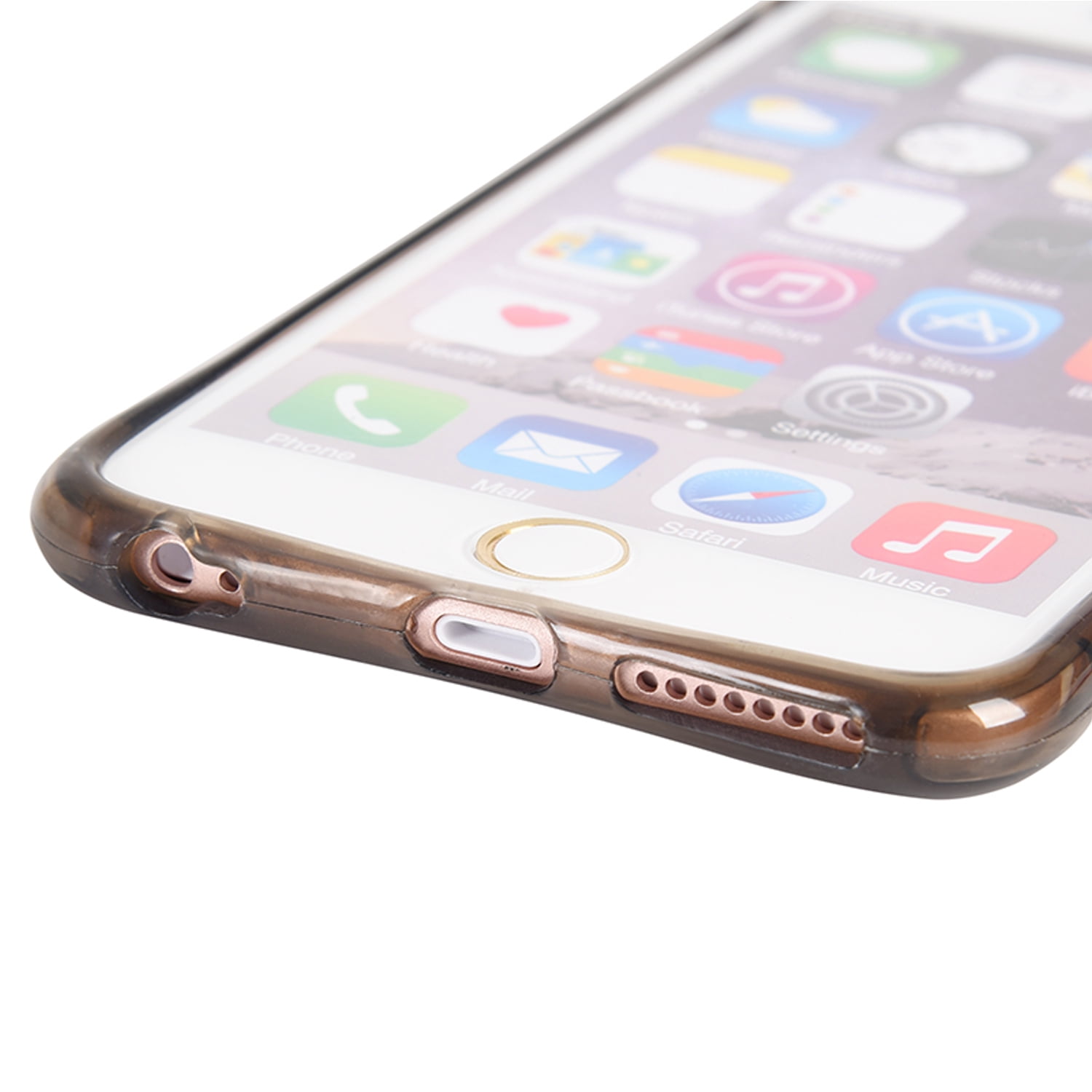 Translucent Crystal Slim Flexible Dotted TPU Skin Case for iPhone 6 iPhone 6s