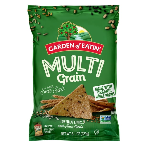 Garden of Eatin' Multigrain, Corn Tortilla Chips, 8.1 Ounce