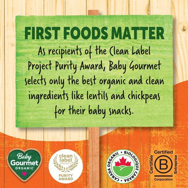 Baby Gourmet Organic Puffed Carrot Sticks - Walmart.ca