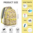 thumbnail image 6 of "Sunflower Themed Backpack - Wildflower Print, Durable & Water-Resistant, School Backpack for Women, Laptop Compartment, Spacious Design, Perfect for College, Work, Floral Fashion", 6 of 6