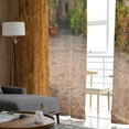 thumbnail image 4 of Small Alley In The Tuscan Village Chiffon Sheer Curtains for Living Room Bedroom ration Window Voiles Tulle Curtain, 4 of 7