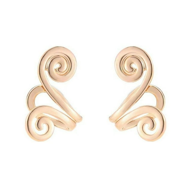 WRKEKC Clearance Personalized Fashion Ear Clips without Pierced Ear Studs Acupressure Earrings