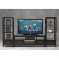 thumbnail image 4 of Linon Sutton Wood TV Center in Black, 4 of 6