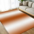 thumbnail image 4 of Burnt Orange Ombre 6x9 Area Rugs, Abstract Art Modern Orange Gradient Non-Skid Rubber Backing Large Rectangle Rugs - Living Room Bedroom Home Office, Indoor Floor Mat Carpets Washable Rug, 4 of 9