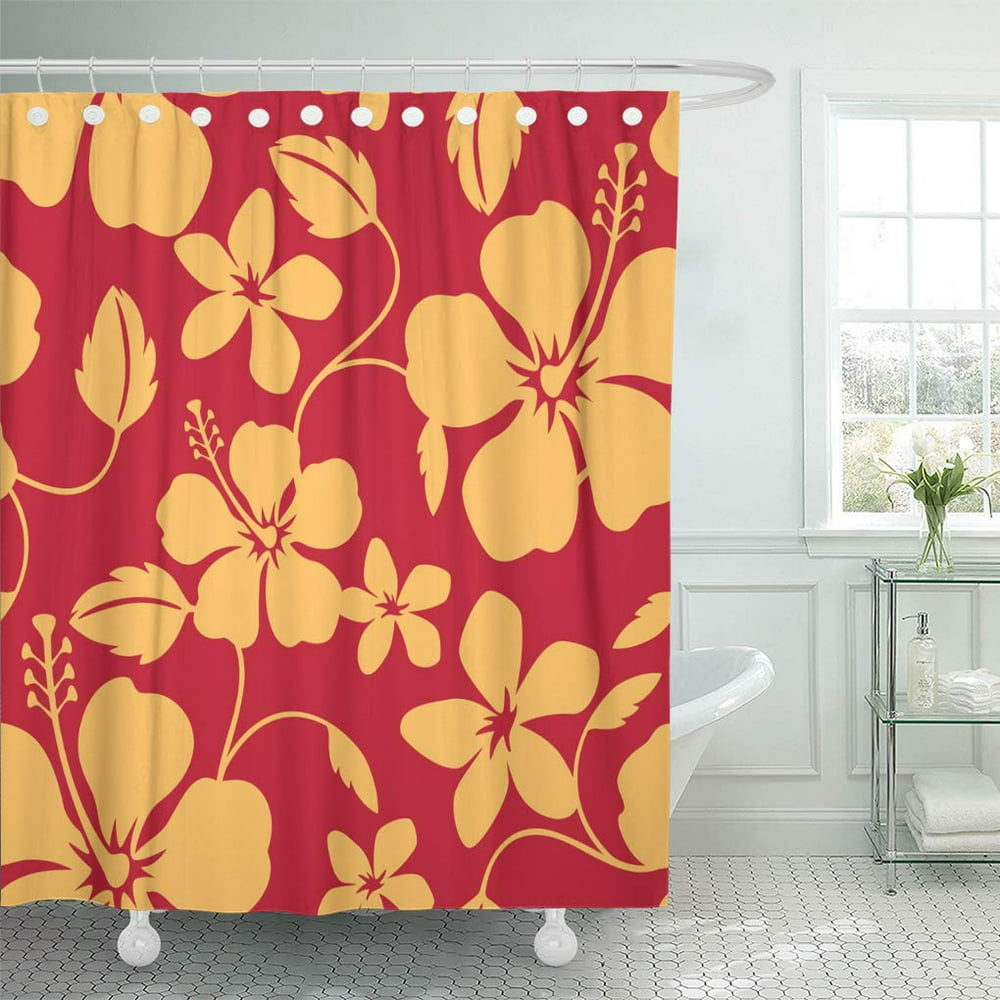 KSADK Hibiscus Hawaiian Hula Pattern Flower Hawaii Simple Aloha Beach