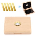 thumbnail image 4 of Caja De Cañas De Clarinete Para Saxofón De Madera Maciza Con Higrómetro, Capacidad Para 5 Cañas, Práctico Diseño De Interruptor Magnético, 4 of 7