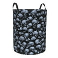 thumbnail image 2 of Kll Gothic Skull Waterproof Foldable Laundry Hamper Bucket With Handles For Storage Bin,Kids Room,Home Organizer (Medium), 2 of 8