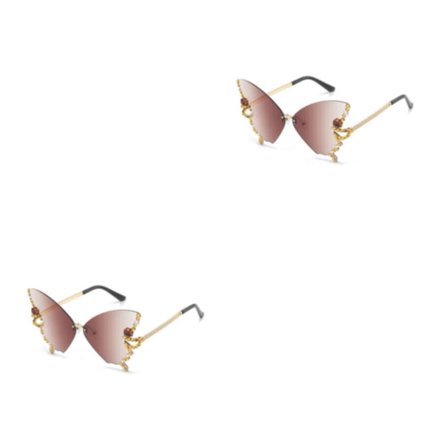 Sonducket Gafas de sol a la moda, gafas a prueba de sol, multicolores, exquisitas, atractivas, mano de obra fina, Protector de ojos, equipo de Type2 NO2