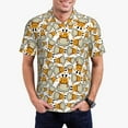 thumbnail image 3 of Rocae Giraffes Head for Men's Short Sleeve Polo Shirt, Quick Drying Performance Moisture Wicking Sports Men's Golf Shirt, 3 of 9