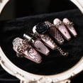 thumbnail image 4 of 3pcs Spider Web Nail Stamping Plates Nail Art Plates Gothic Nails Image Plates Spooky Cobwebs Patterns Manicure Art Templates, 4 of 7