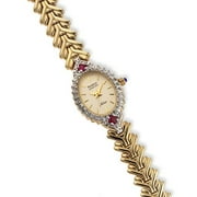Diamond and Ruby Dress Watch