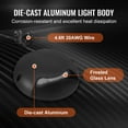 thumbnail image 4 of KFFKFF 12Pcs LED Deck Lights,  3W Low Voltage LED Lights for Outdoor Steps, Warm White Light, 4 of 9