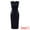 Navy Blue, variant on DARING DIVA V Neck Sleeveless Pencil Bodycon Knee Length Dress S Navy Blue