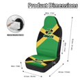 thumbnail image 6 of Chririnla Jamaican Flag Print, Protective Easy to Install Universal Seat Cover Washable Auto Seat Protectors for Automobile, 6 of 7