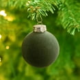 thumbnail image 6 of dajkiuy 6Pcs Velvet Christmas Balls, Flocked Christmas Tree Ball Ornaments, Plastic Balls Xmas Decorative Hanging Ornaments Christmas Tree Decoration 8cm/3.15", 6 of 6