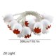 thumbnail image 3 of Luces de huevo de Pascua de 10 pies • 20 LED con cáscara agrietada y plástico blanco y decoración navideña a pilas • Decoración interior interior con luces de hadas cálidas, 3 of 7