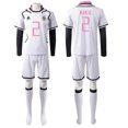 thumbnail image 2 of Shidou Ryusei Cosplay Costume Oliver Aiku Cosplay Wig Tops Shorts Set Sportswear Suit Football Soccer Party Suit M, 2 of 5