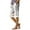 Khaki_003, variant on Domuza Bermuda Shorts for Women Casual Knee Length Loose Fit Beach Shorts Summer Boho Striped Floral Print Athletic Shorts with Pocket Black L