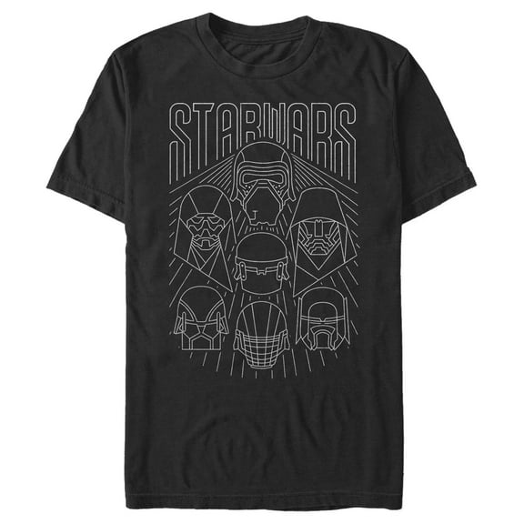 Men's Star Wars: The Rise of Skywalker Dark Side Band Graphic Tee Black 2X Large