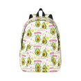thumbnail image 2 of Rocae Avocado Work Out for Durable Canvas Backpack Leisure Large Bag Travel Rucksack Multi-function Backpack Medium, 2 of 8