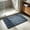 Light Blue, variant on Yomiee Super Absorbent Bath Mat,Light Blue Low-Profile Bathroom Rug, Breathable Quick Dry Bathroom Mats for Floor, Machine Washable Thin Bath Rug for in Front of Sink Bathtub,Outside Shower