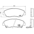 thumbnail image 2 of BALATAS BAJOS METALES CIVIC 2006 al 2012 HONDA 1.8L L4 Delanteras BREMBO ., 2 of 5