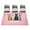 Pink, variant on Cat Litter Mat,45"x32" Extra Large Cat Litter Box Mat,Honeycomb Double Layer Kitty Litter Trapping Mat,Soft EVA Material,Urine & Waterproof,Scatter Control,Easy Clean,Washable