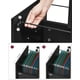thumbnail image 3 of Armario Archivador de 2 Cajones, Archivador de Oficina con Cerradura, Soporte para Impresora, Negro, 3 of 5