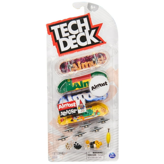 Tech Deck, Ultra DLX Fingerboard 4-Pack, Almost Skateboards