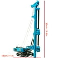 thumbnail image 1 of CSYANXING Collectible Alloy Rotary Drilling Rig Crawler Excavator Model 1:64 for Father's Day & Hobbyists, 1 of 2