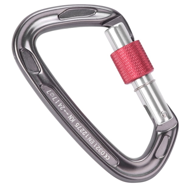 Escalada 7075 AVIACIÓN ALUMINIO Master Lock Carabiner D Anillo de Seguridad Equipo de Seguridad de la Hebilla para Acampar Al Aire Acampar
