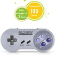 thumbnail image 4 of Paquete de 2 mandos inalámbricos USB ZAMPAM de 2,4 GHz, compatibles con juegos de SNES y Nintendo Switch. Gamepad USB retro para Windows, Mac, Linux, Raspberry Pi y RetroPie. Diseño clásico, listo par, 4 of 6