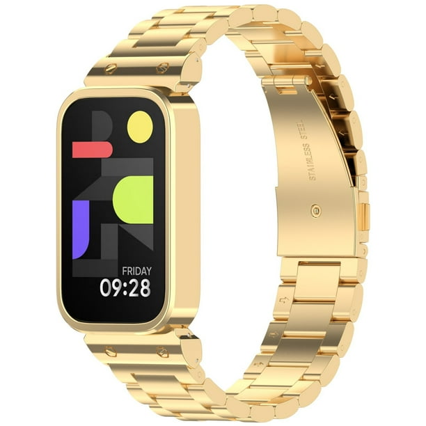 Pulsera reloj acero inoxidable 3 perlas
