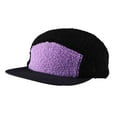thumbnail image 2 of Fleece Baseball Cap for Men Women Thermal Warm Snapback Hats Unisex Couples Casual Color Block Adjustable Windproof Ski Snow Hat, 2 of 3