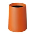 thumbnail image 3 of Kitchen Trash Can, Step-On Garbage Can with Lid, Tall Kitchen & Bathroom Trash Can, Small Office Waste Bin, Orange - Xuniizn, 3 of 7