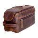 thumbnail image 1 of KOMALC Premium Buffalo Leather Neceser unisex Kit de viaje Dopp, 1 of 5