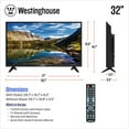 thumbnail image 2 of Westinghouse 32" HD DLED TV with Built-In DVD Player (WD32HX5201, 2022), 2 of 4