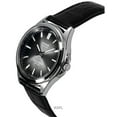 thumbnail image 3 of Casio Standard Analog Leather Strap Black Dial Solar MTS-RS100L-1AV Men's Watch, 3 of 4