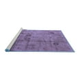 thumbnail image 2 of Ahgly Company Machine Washable Indoor Rectangle Oriental Blue Industrial Area Rugs, 5' x 7', 2 of 4
