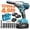 1X 4000MAN Battery, variant on Seesii Electric Cordless Impact Wrench 1/2 885 FT-LBS(1200N.m) 3300IPM High Torque Brushelss Impact Gun 2x4.0Ah Battery 6 Sockets&Case