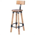 thumbnail image 1 of Butler Specialty Masterson Mango Wood & Metal Bar Stool in Beige, 1 of 10