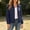 Navy, variant on Womens White Lightweight Hooded Windbreaker Jacket Water Resistant Packable Travel Coat,Size S