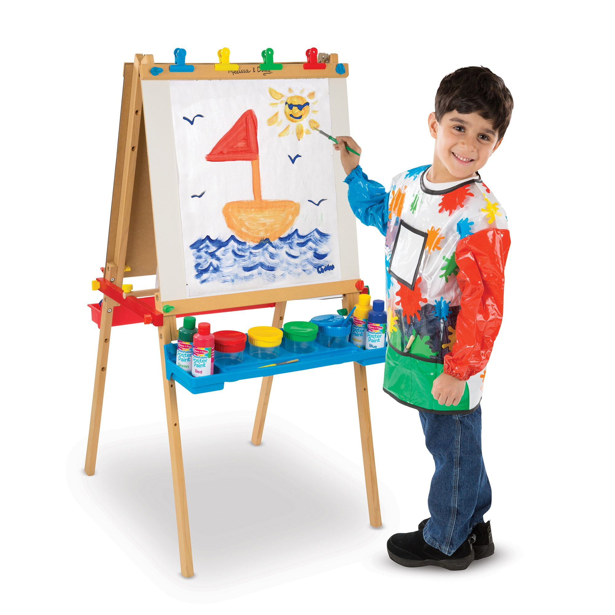melissa and doug tabletop easel walmart