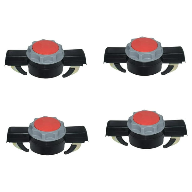 4 abrazaderas para caja de techo de coche, accesorios de montaje sencillos, resistentes, color negro, para bolsa de equipaje y caja de techo de coche.
