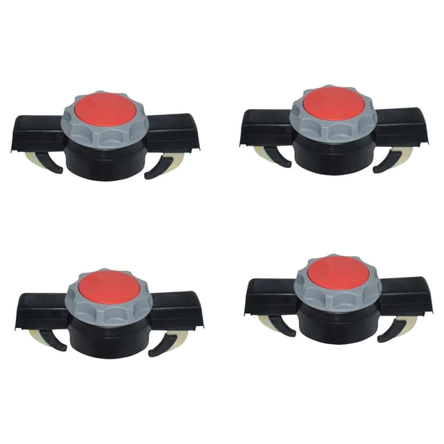 4 Abrazaderas para Portaequipajes de Techo de Coche, Herrajes de Montaje Negros para Cajas de Techo de Autocaravana, Clips de Hebilla para Bolsas de E